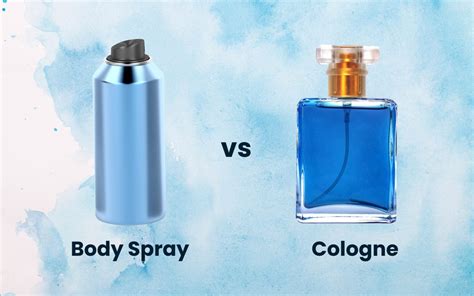 perfume body spray vs deodorant.